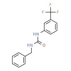 ChemSpider 2D Image | 1-BENZYL-3-(3-TRIFLUOROMETHYLPHENYL)UREA | C15H13F3N2O