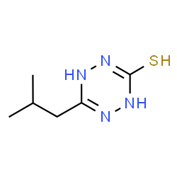 ChemSpider 2D Image | 6-Isobutyl-1,4-dihydro-1,2,4,5-tetrazine-3(2H)-thione | C6H12N4S