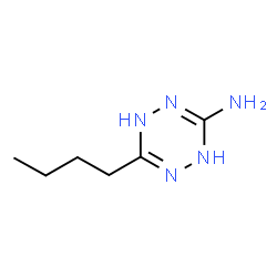 ChemSpider 2D Image | 6-Butyl-1,2-dihydro-1,2,4,5-tetrazin-3-amine | C6H13N5