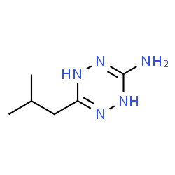 ChemSpider 2D Image | 6-Isobutyl-1,2-dihydro-1,2,4,5-tetrazin-3-amine | C6H13N5