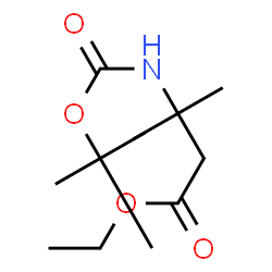 ChemSpider 2D Image | Ethyl 3-((tert-butoxycarbonyl)amino)-3-methylbutanoate | C12H23NO4
