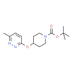 ChemSpider 2D Image | tert-butyl 4-((6-methylpyridazin-3-yl)oxy)piperidine-1-carboxylate | C15H23N3O3