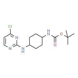 ChemSpider 2D Image | TERT-BUTYL N-{4-[(4-CHLOROPYRIMIDIN-2-YL)AMINO]CYCLOHEXYL}CARBAMATE | C15H23ClN4O2
