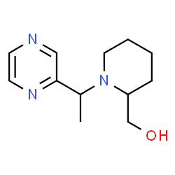 ChemSpider 2D Image | {1-[1-(2-Pyrazinyl)ethyl]-2-piperidinyl}methanol | C12H19N3O