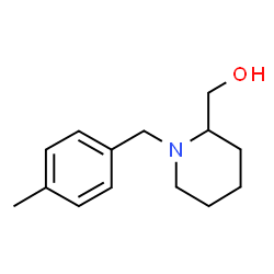 ChemSpider 2D Image | (1-(4-Methylbenzyl)piperidin-2-yl)methanol | C14H21NO