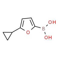 ChemSpider 2D Image | (5-Cyclopropyl-2-furyl)boronic acid | C7H9BO3