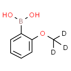 ChemSpider 2D Image | {2-[(~2~H_3_)Methyloxy]phenyl}boronic acid | C7H6D3BO3