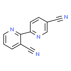 ChemSpider 2D Image | 2,2'-Bipyridine-3,5'-dicarbonitrile | C12H6N4