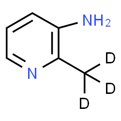 ChemSpider 2D Image | 2-(~2~H_3_)Methyl-3-pyridinamine | C6H5D3N2