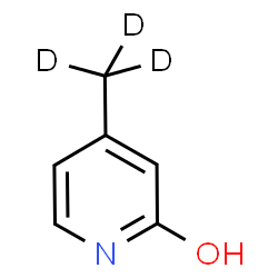 ChemSpider 2D Image | 4-(~2~H_3_)Methyl-2(1H)-pyridinone | C6H4D3NO