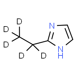 ChemSpider 2D Image | 2-(~2~H_5_)Ethyl-1H-imidazole | C5H3D5N2