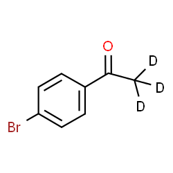 ChemSpider 2D Image | 1-(4-Bromophenyl)(~2~H_3_)ethanone | C8H4D3BrO