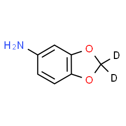 ChemSpider 2D Image | (2,2-~2~H_2_)-1,3-Benzodioxol-5-amine | C7H5D2NO2