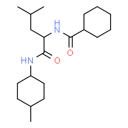 ChemSpider 2D Image | N~2~-(Cyclohexylcarbonyl)-N-(4-methylcyclohexyl)leucinamide | C20H36N2O2