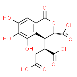 ChemSpider 2D Image | Chebulic acid | C14H12O11