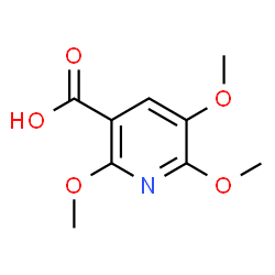ChemSpider 2D Image | 2,5,6-Trimethoxynicotinic acid | C9H11NO5
