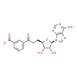 ChemSpider 2D Image | aminodeoxyfutalosinate | C19H18N5O6