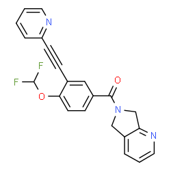 ChemSpider 2D Image | GRN-529 | C22H15F2N3O2