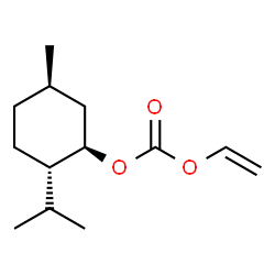 ChemSpider 2D Image | (1R,2S,5R)-2-Isopropyl-5-methylcyclohexyl vinyl carbonate | C13H22O3