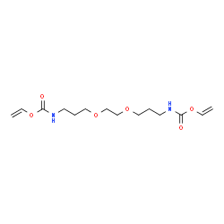 ChemSpider 2D Image | Divinyl [1,2-ethanediylbis(oxy-3,1-propanediyl)]biscarbamate | C14H24N2O6