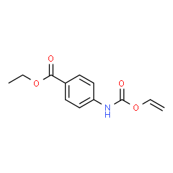 ChemSpider 2D Image | Ethyl 4-{[(vinyloxy)carbonyl]amino}benzoate | C12H13NO4