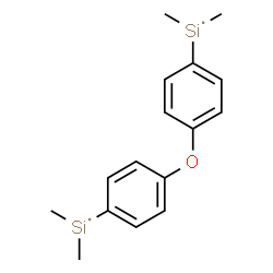 ChemSpider 2D Image | [4-[4-(dimethyl-$l^{3}-silanyl)phenoxy]phenyl]-dimethyl-silicon | C16H20OSi2