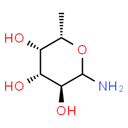 ChemSpider 2D Image | b-L-Fucopyranosylamine | C6H13NO4