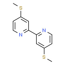 ChemSpider 2D Image | 4,4'-di-(Methylthio)-2,2'-bipyridine | C12H12N2S2