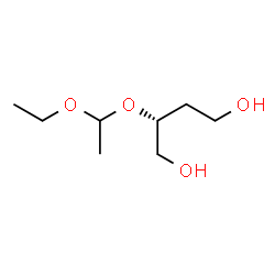 ChemSpider 2D Image | (2R)-2-(1-Ethoxyethoxy)-1,4-butanediol | C8H18O4