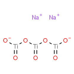 ChemSpider 2D Image | bis[(oxido(oxo)titanio)oxy]-oxo-titanium; sodium(1+) dihydride | Na2O7Ti3