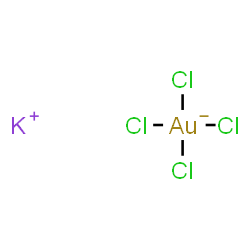 ChemSpider 2D Image | Potassium tetrachloroaurate(1-) | AuCl4K