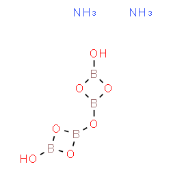 ChemSpider 2D Image | 4,4'-Oxybis(1,3,2,4-dioxadiboretan-2-ol) diammoniate | H8B4N2O7