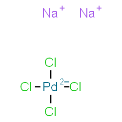 ChemSpider 2D Image | Disodium tetrachloropalladate(2-) | Cl4Na2Pd