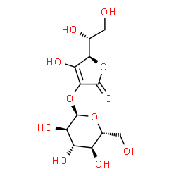 ChemSpider 2D Image | 2-O-a-D-Glucopyranosyl-L-ascorbic acid | C12H18O11