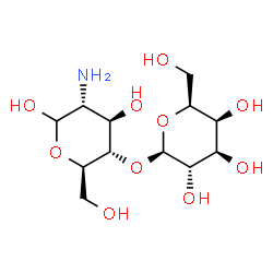 ChemSpider 2D Image | 2-Amino-2-deoxy-4-O-beta-L-galactopyranosyl-D-glucopyranose | C12H23NO10