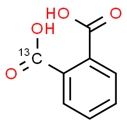 ChemSpider 2D Image | 1,2-Benzene(1-~13~C)dicarboxylic acid | C713CH6O4