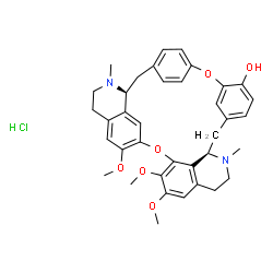 ChemSpider 2D Image | Berbamine Hydrochloride | C37H41ClN2O6
