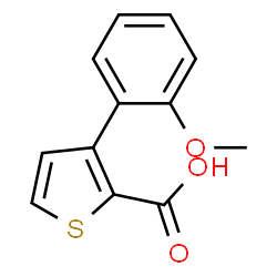 ChemSpider 2D Image | 3-(2-Methoxyphenyl)-2-thiophenecarboxylic acid | C12H10O3S