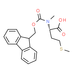 ChemSpider 2D Image | Fmoc-N-Me-Met-OH | C21H23NO4S