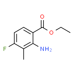 ChemSpider 2D Image | Ethyl 2-amino-4-fluoro-3-methylbenzoate | C10H12FNO2