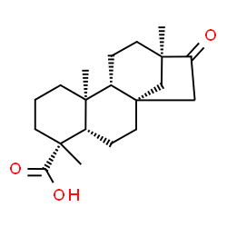 ChemSpider 2D Image | (8alpha,13alpha)-16-Oxobeyeran-18-oic acid | C20H30O3