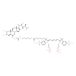 ChemSpider 2D Image | Alexa Fluor 647-castasteron | C71H108N5O19S4
