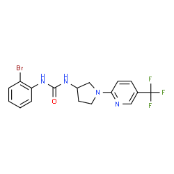 ChemSpider 2D Image | SB-705498 | C17H16BrF3N4O