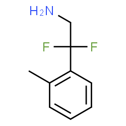 ChemSpider 2D Image | 2,2-Difluoro-2-(2-methylphenyl)ethanamine | C9H11F2N