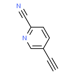 ChemSpider 2D Image | 5-Ethynylpicolinonitrile | C8H4N2