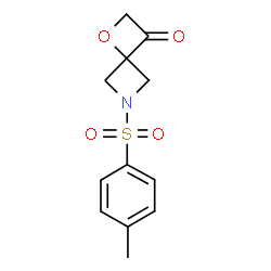 ChemSpider 2D Image | 6-tosyl-1-oxa-6-azaspiro[3.3]heptan-3-one | C12H13NO4S