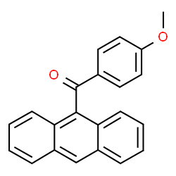 ChemSpider 2D Image | 9-Anthryl(4-methoxyphenyl)methanone | C22H16O2
