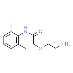 ChemSpider 2D Image | 2-[(2-Aminoethyl)sulfanyl]-N-(2,6-dimethylphenyl)acetamide | C12H18N2OS