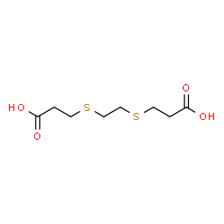 ChemSpider 2D Image | 3,3'-(1,2-Ethanediyldisulfanediyl)dipropanoic acid | C8H14O4S2