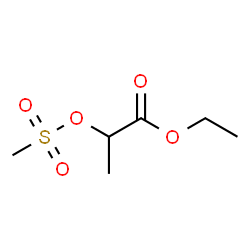 ChemSpider 2D Image | Ethyl 2-[(methylsulfonyl)oxy]propanoate | C6H12O5S